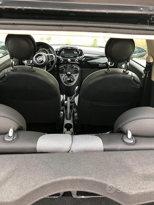 Usata Fiat 500 Lounge 95 CV (69 kW) 2016 Nero Berlina
