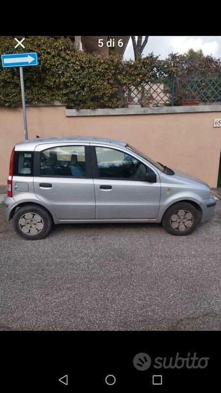 Usata Fiat Panda 2005 Argento Utilitaria