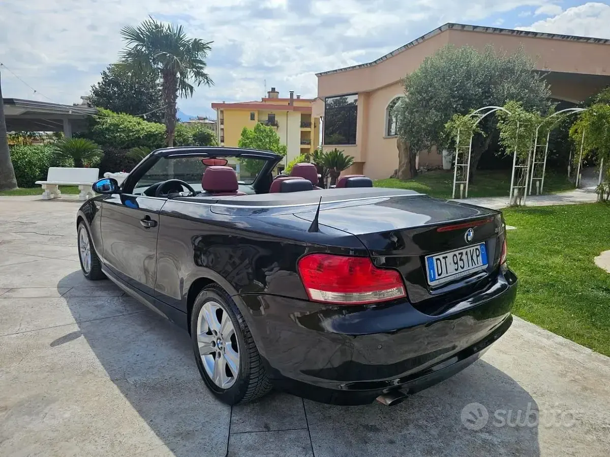 Usata BMW 118 Cabriolet 143 CV (105 kW) 2008 Nero Cabrio