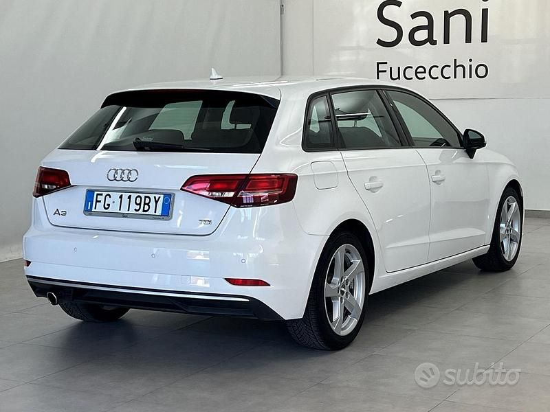 Usata Audi A3 Sport 110 CV (80 kW) 2016 Bianco Berlina