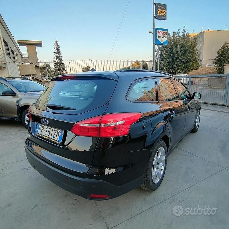 Usata Ford Focus S 95 CV (69 kW) 2018 Nero Station wagon