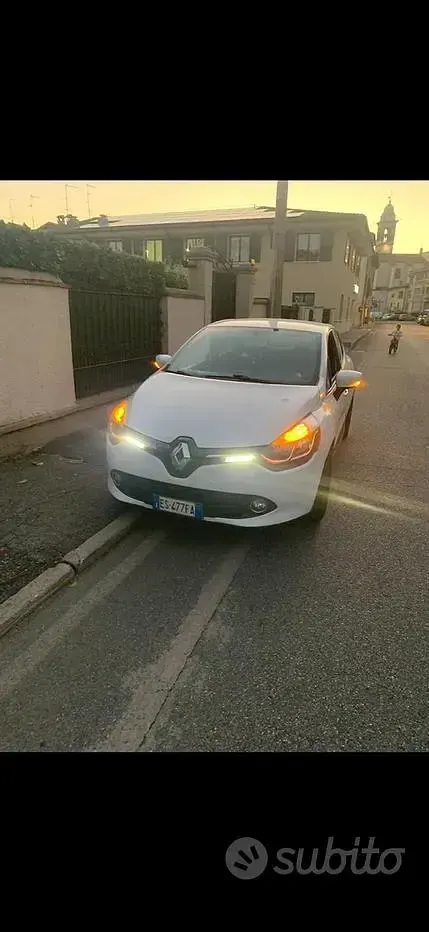 Usata Renault Clio IV 75 CV (55 kW) 2013 Bianco Berlina