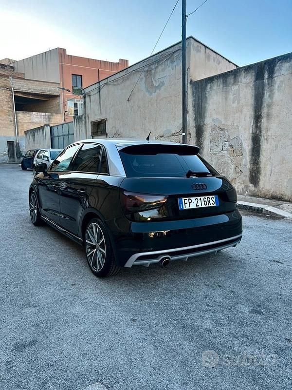 Usata Audi A1 S-Line 90 CV (66 kW) 2018 Nero Utilitaria