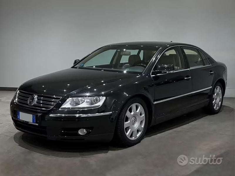 Usata VW Phaeton 241 CV (177 kW) 2002 Nero Berlina