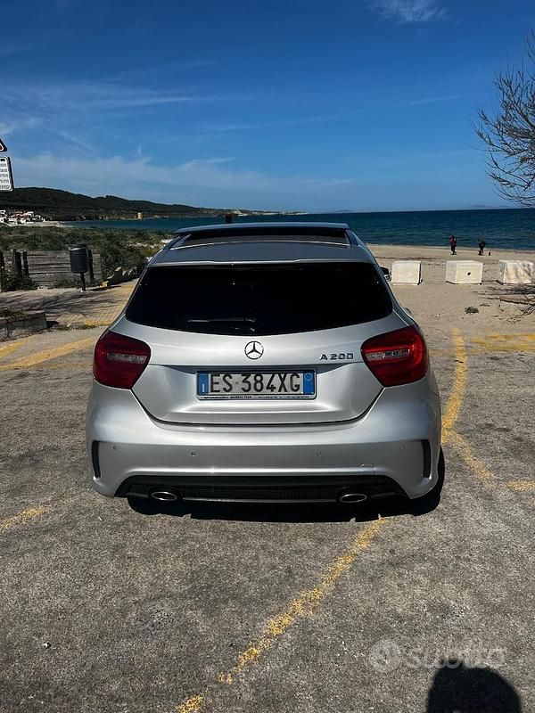 Usata Mercedes A200 Premium 136 CV (100 kW) 2013 Grigio Berlina