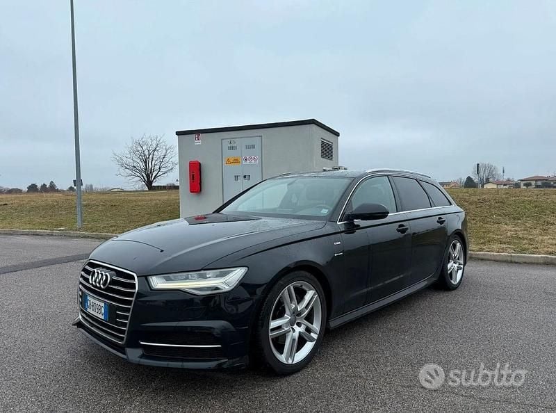 Usata Audi A6 S-line plus 190 CV (139 kW) 2016 Nero Station wagon