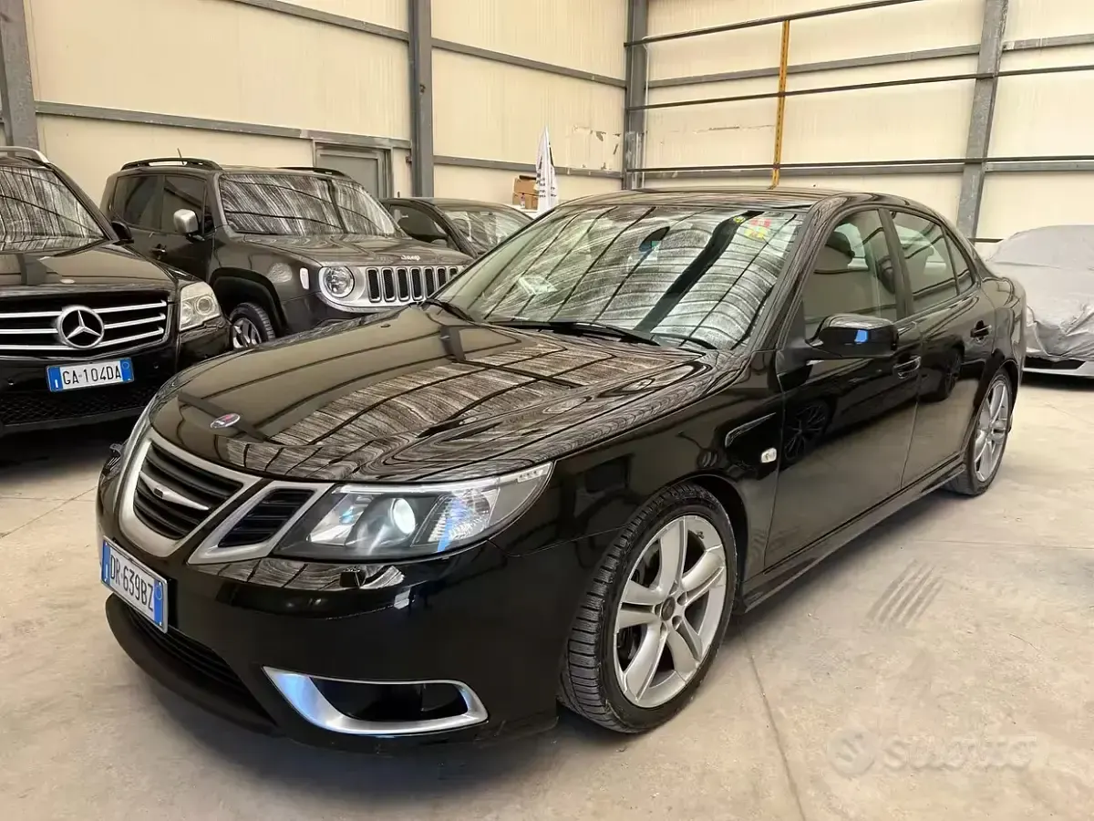 Usata Saab 9-3 Aero 256 CV (188 kW) 2008 Nero Berlina