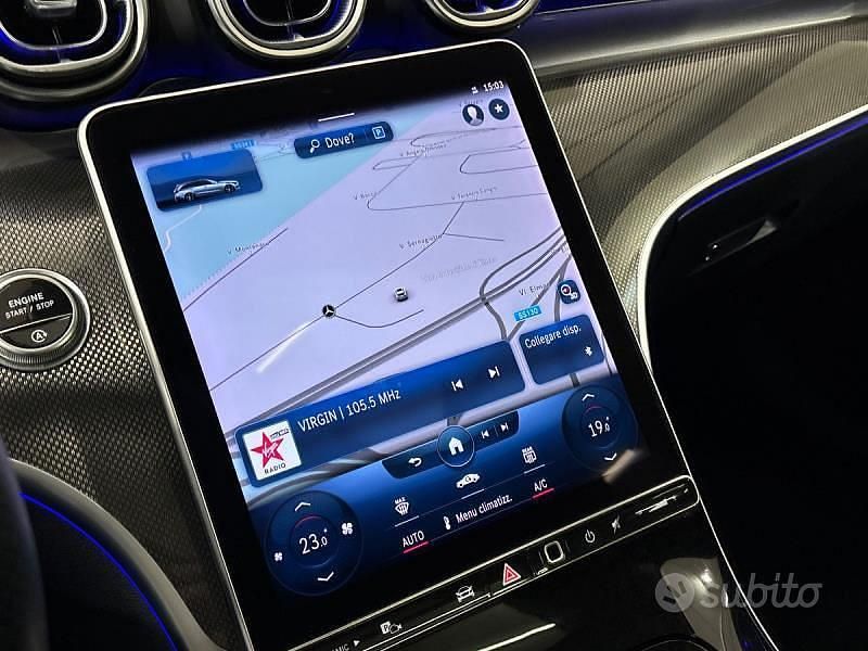 Usata Mercedes C220 Premium Plus 200 CV (147 kW) 2022 Bianco Station wagon