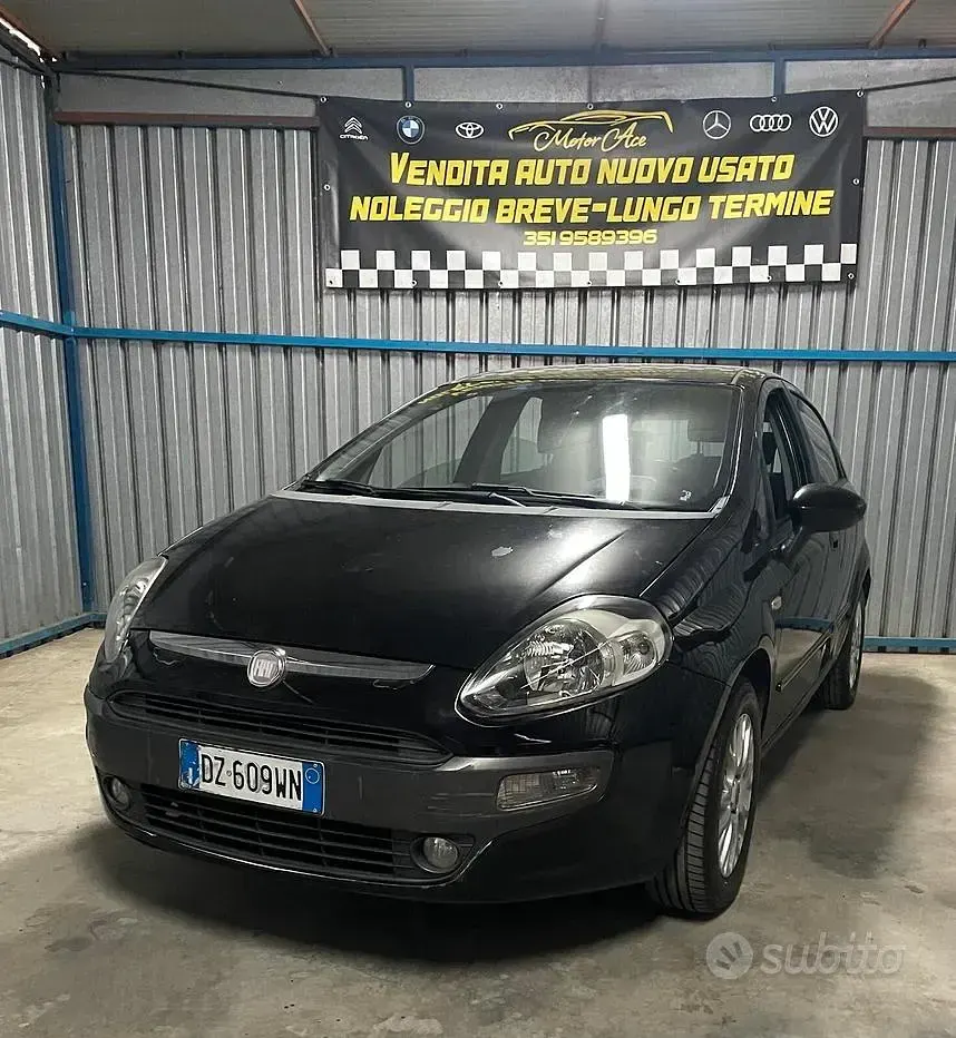 Usata Fiat Punto Evo 65 CV (47 kW) 2009 Nero Utilitaria