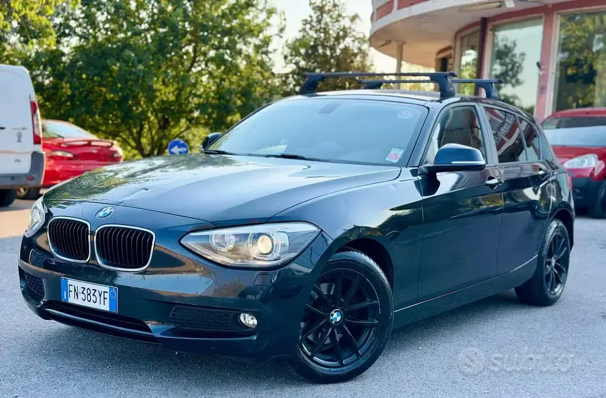 Usata BMW 118 Sport Line 143 CV (105 kW) 2014 Nero Utilitaria