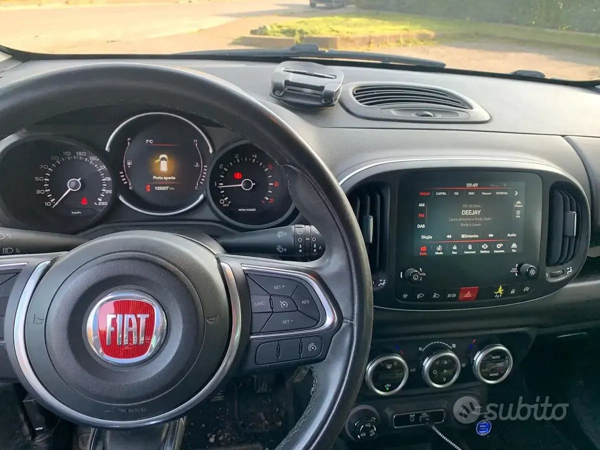 Usata Fiat 500L Cross 95 CV (69 kW) 2017 Verde Monovolume