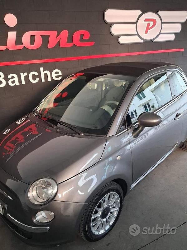 Usata Fiat 500 69 CV (50 kW) 2012 Grigio Cabrio
