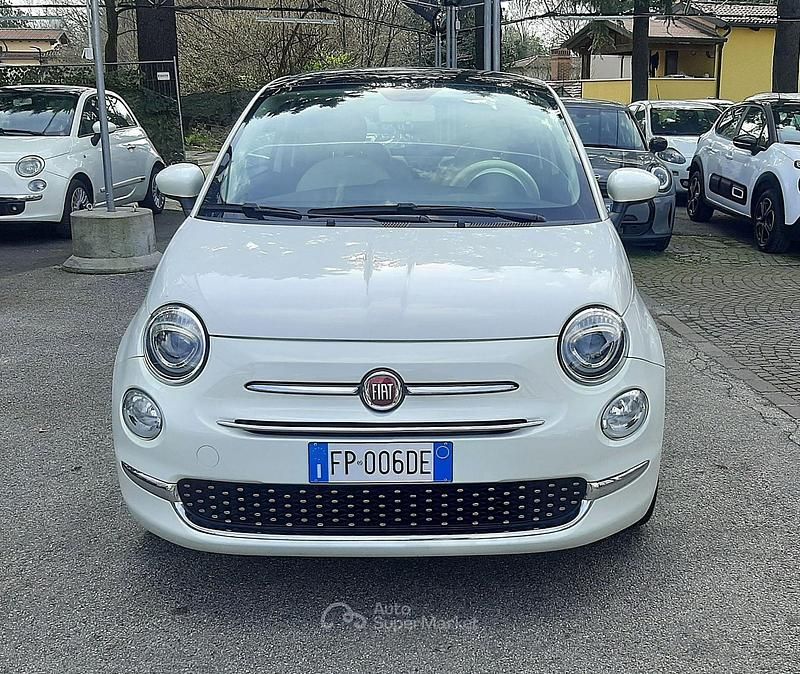 Usata Fiat 500 Lounge 69 CV (50 kW) 2018 Bianco Utilitaria