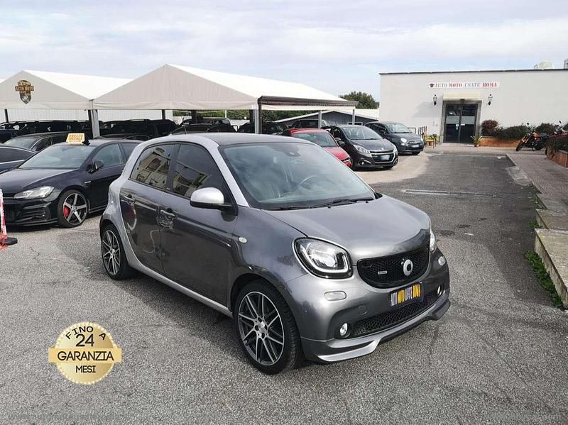 Grigio Usata 2016 Smart ForFour Brabus Due volumi | 14.500 € (Buon prezzo) - Immagine 1/4
