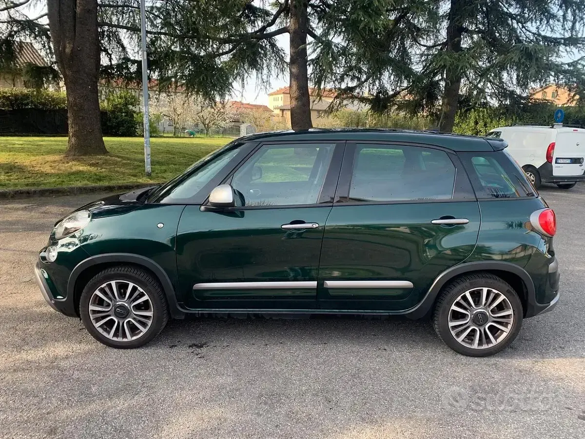 Usata Fiat 500L Cross 95 CV (69 kW) 2017 Verde Monovolume