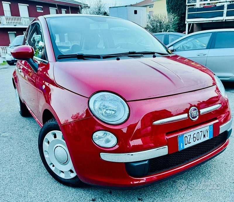 Usata Fiat 500 75 CV (55 kW) 2010 Rosso Berlina