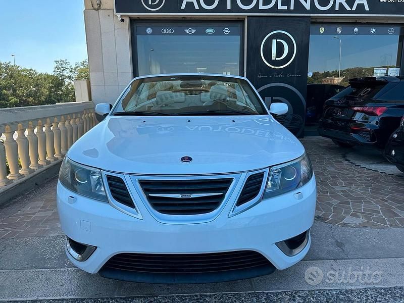 Usata Saab 9-3 Cabriolet Vector 180 CV (132 kW) 2009 Bianco Cabrio