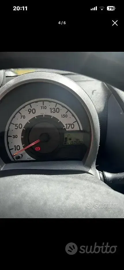Usata Peugeot 107 68 CV (50 kW) 2008 Rosso Utilitaria