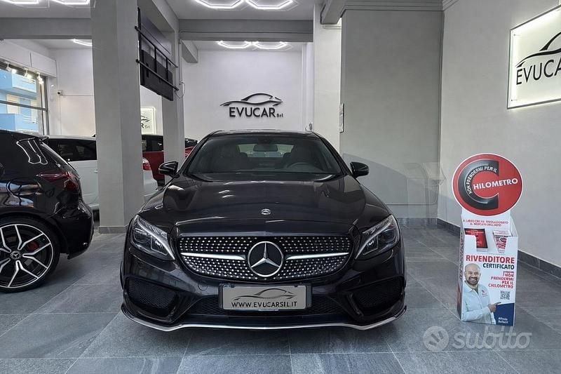 Usata Mercedes C220 Premium 170 CV (125 kW) 2017 Nero Coupé