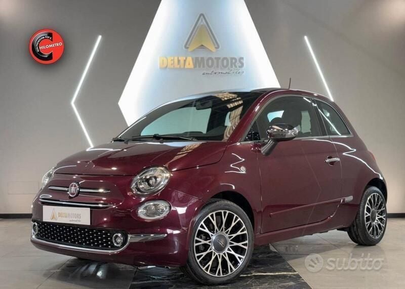 Rosso Usata 2021 Fiat 500 Dolcevita Tre volumi | 13.900 € (Cara) - Immagine 1/4