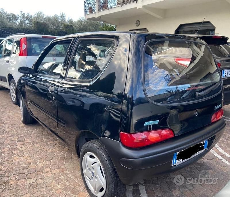 Usata Fiat Seicento 54 CV (39 kW) 2002 Nero Utilitaria