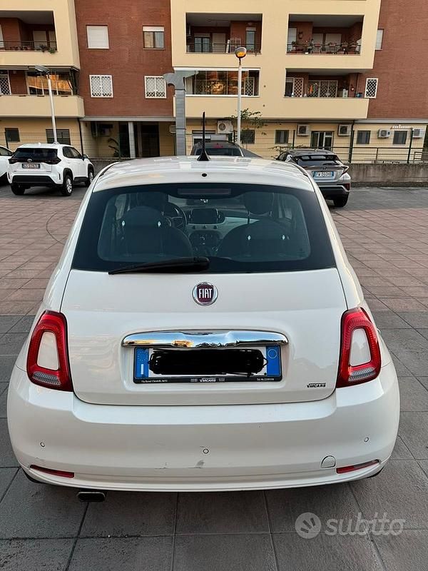 Usata Fiat 500 Lounge 69 CV (50 kW) 2019 Bianco Utilitaria