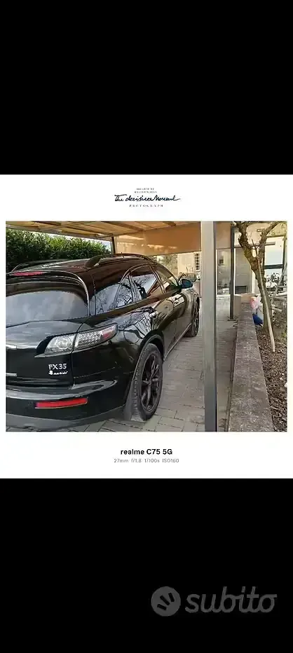 Usata Infiniti Fx35 280 CV (205 kW) 2008 Nero SUV
