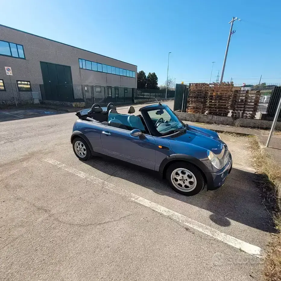 Usata Mini Cooper Cabriolet 116 CV (85 kW) 2004 Bluazzurro Cabrio