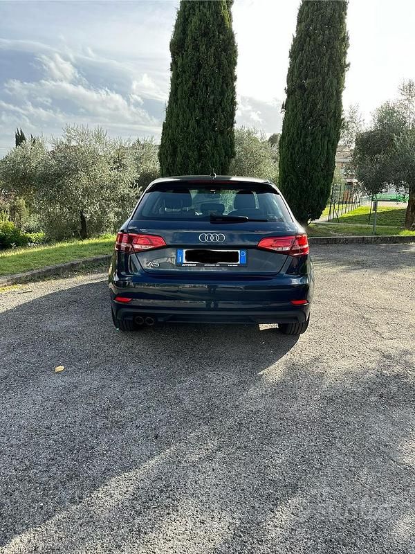 Usata Audi A3 Sport 150 CV (110 kW) 2020 Blu Berlina