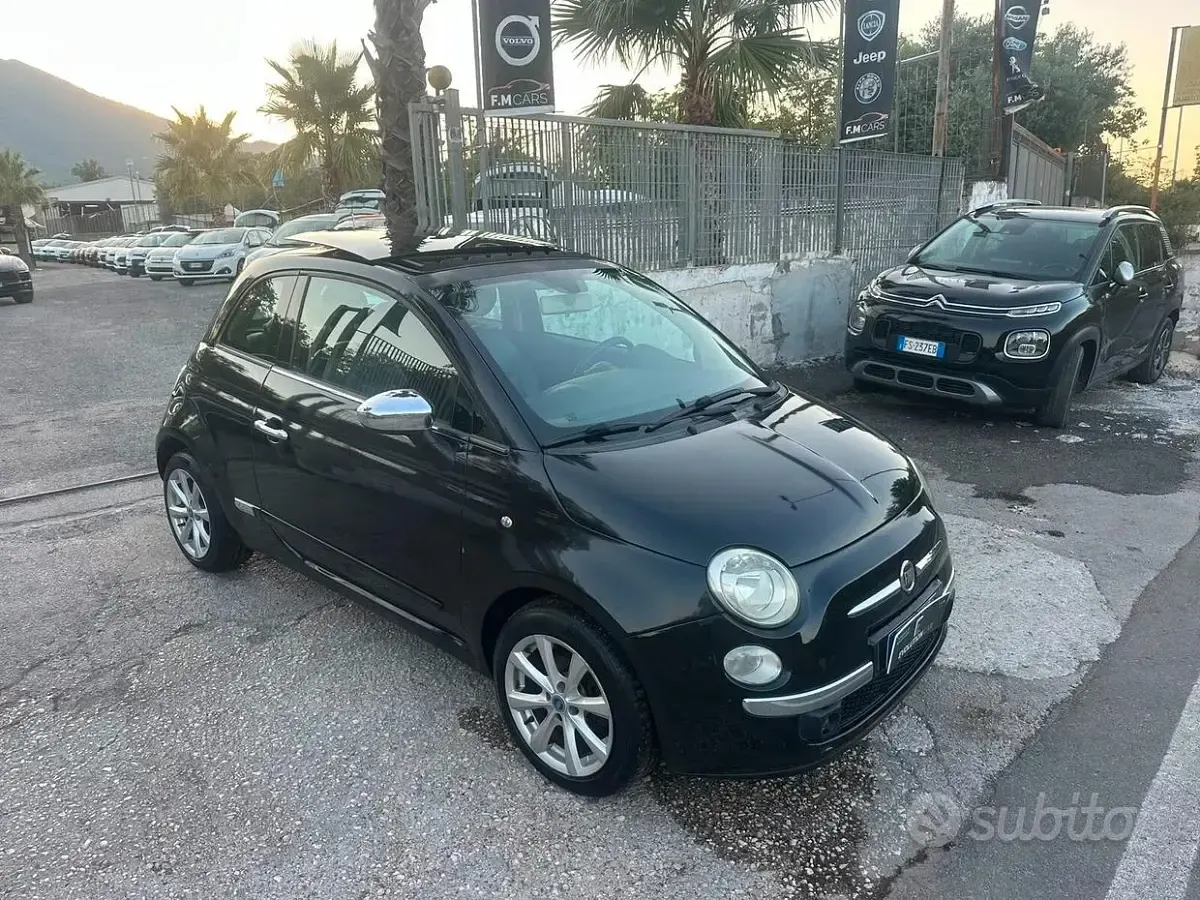 Usata Fiat 500 75 CV (55 kW) 2009 Nero Cabrio