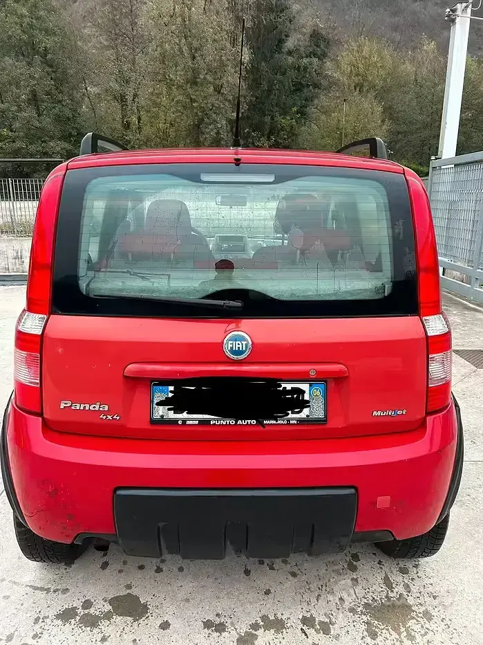 Usata Fiat Panda 2006 Rosso Utilitaria