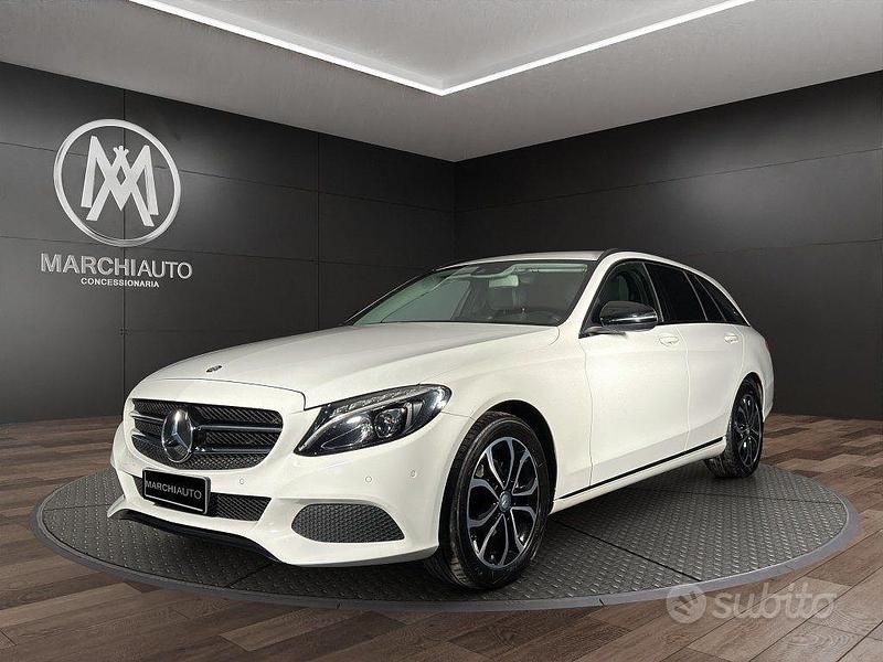 Usata Mercedes C220 170 CV (125 kW) 2016 Bianco Station wagon