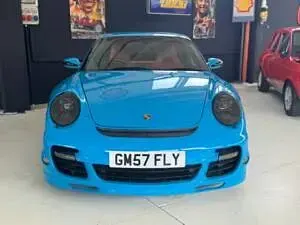 Usata Porsche 911 Turbo 480 CV (353 kW) 2007 Blu Coupé