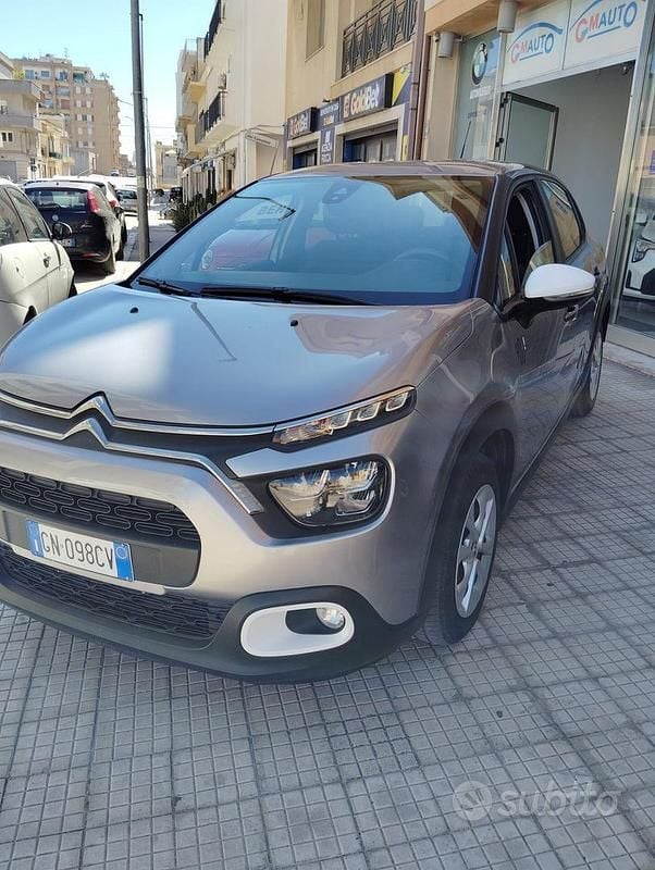 Usata Citroën C3 PureTech 82 CV (60 kW) 2023 Grigio Utilitaria