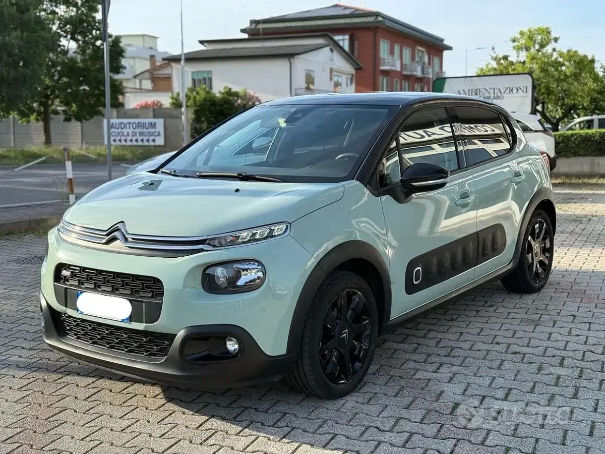 Usata Citroën C3 PureTech 82 CV (60 kW) 2017 Verde Berlina