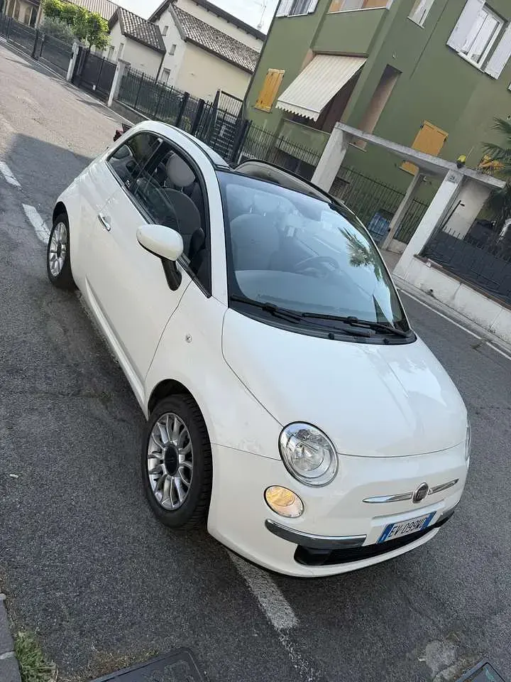 Usata Fiat 500 Lounge 69 CV (50 kW) 2014 Bianco Cabrio