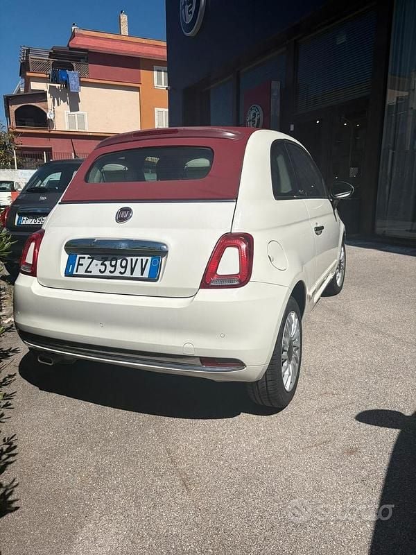Usata Fiat 500C Dolcevita 69 CV (50 kW) 2020 Bianco Cabrio
