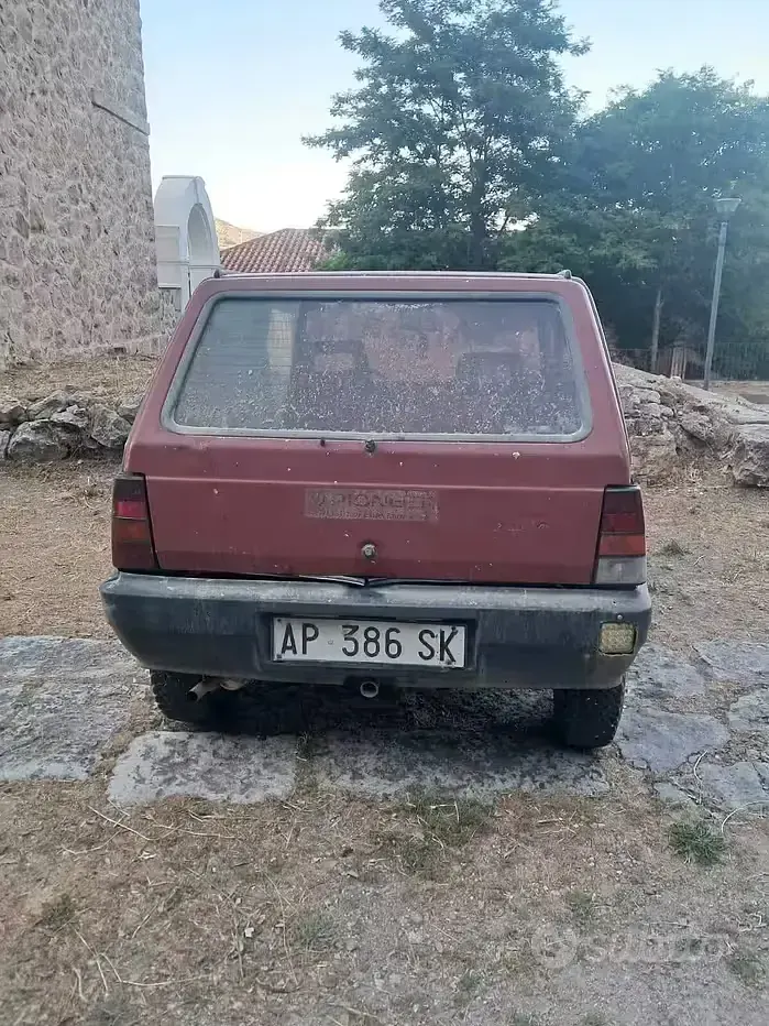 Usata Fiat Panda 39 CV (28 kW) 1997 Rosso Berlina