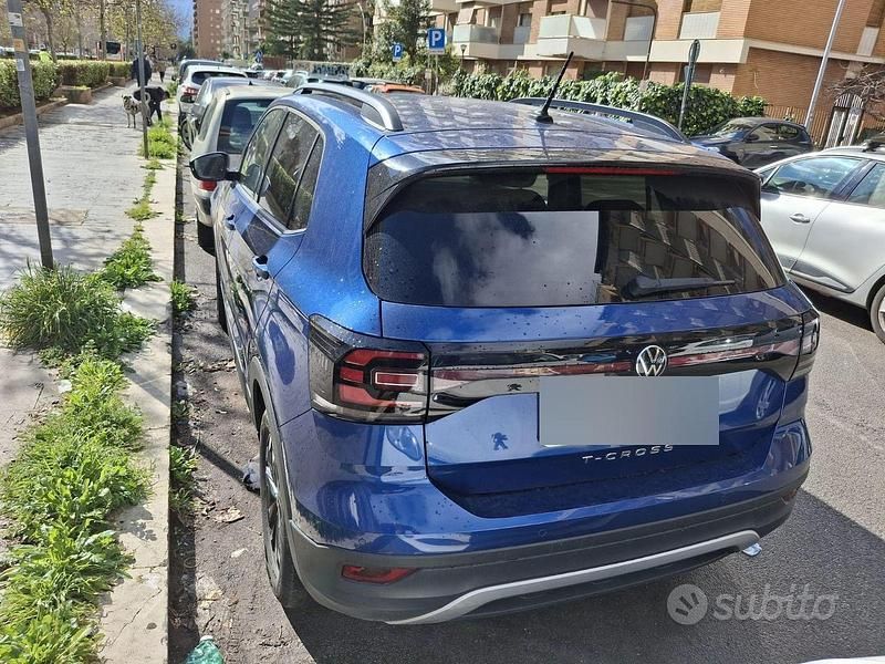 Usata VW T-Cross Style 110 CV (80 kW) 2023 Blu SUV