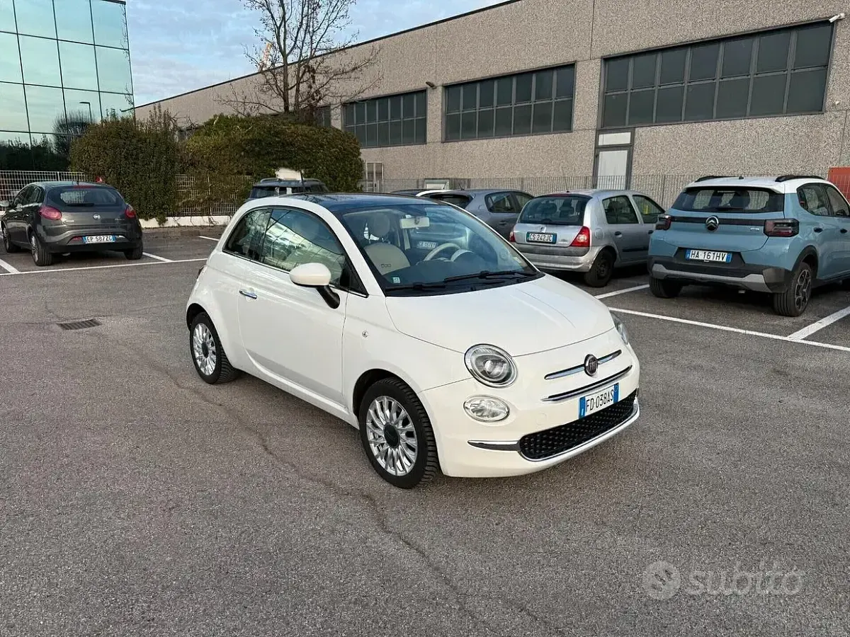 Usata Fiat 500 Lounge 69 CV (50 kW) 2016 Bianco Berlina