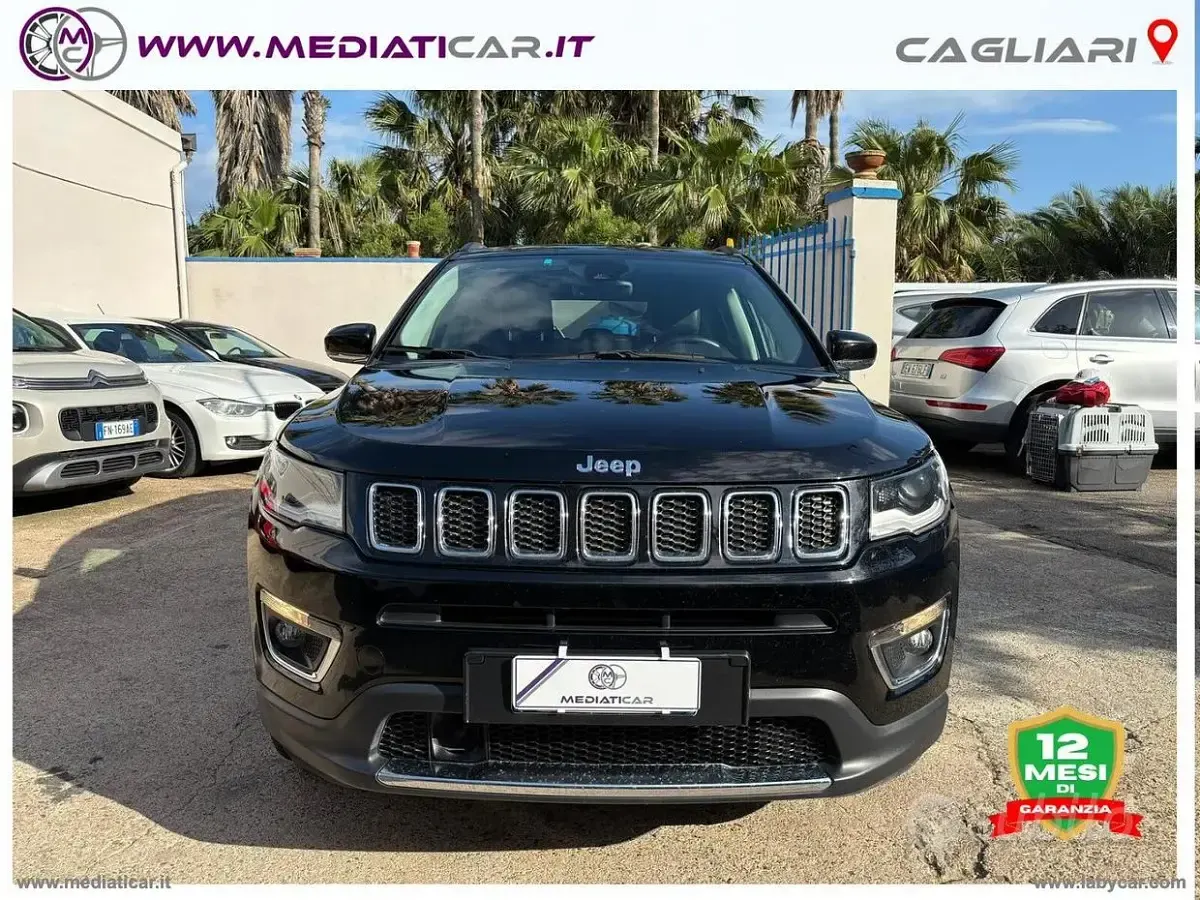Usata Jeep Compass Limited 140 CV (102 kW) 2017 Nero SUV
