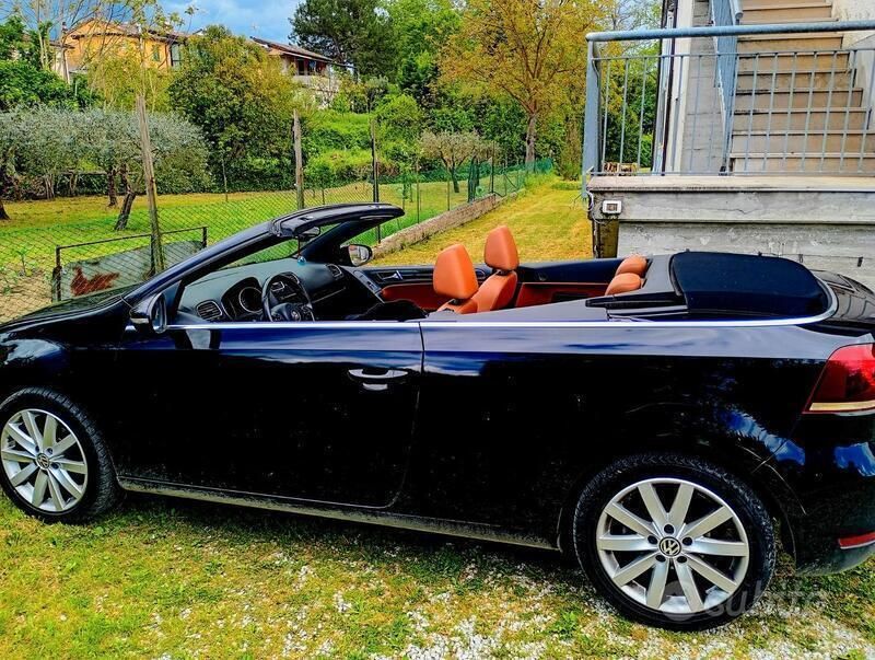 Usata VW Golf Cabriolet 116 CV (85 kW) 2012 Nero Cabrio