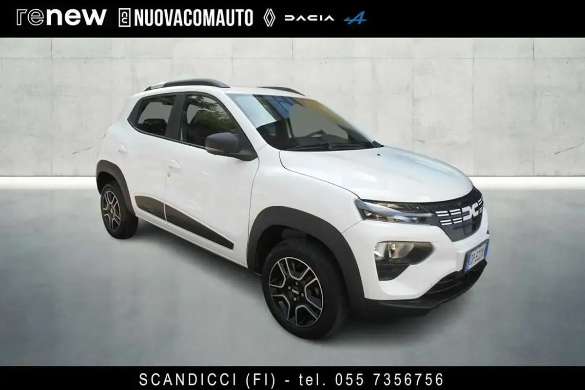 Usata Dacia Spring Essentiel 33 kW (45 CV) 2023 Bianco kaolin Utilitaria