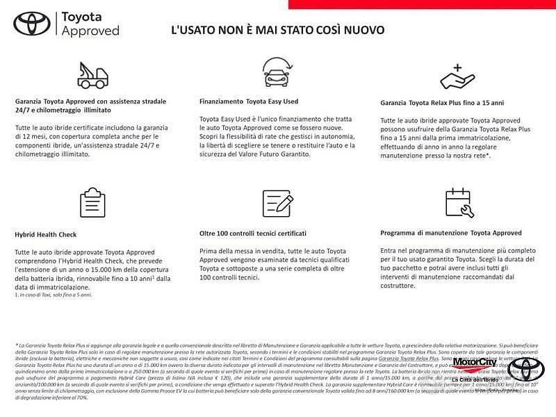 Usata Toyota Yaris Hybrid Active 92 CV (67 kW) 2025 Grigio Berlina