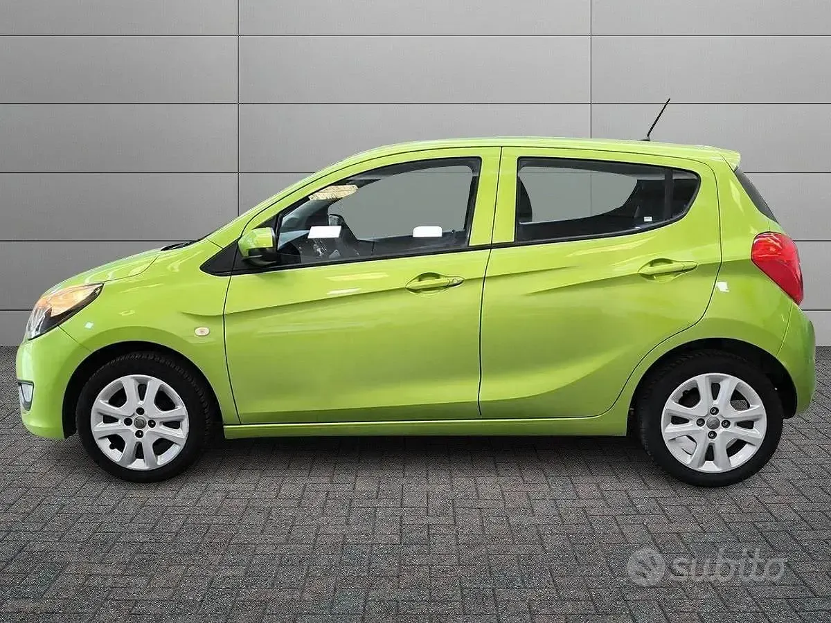 Usata Opel Karl Cosmo 75 CV (55 kW) 2015 Verde Utilitaria