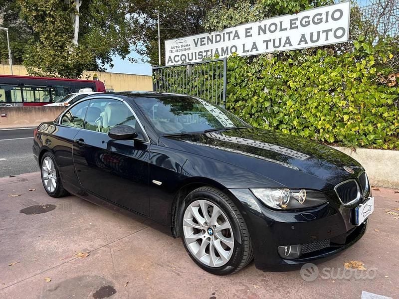 Usata BMW 320 Cabriolet 170 CV (125 kW) 2007 Nero Cabrio