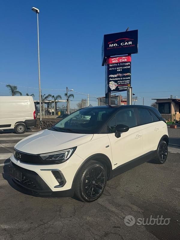 Bianco Usata 2022 Opel Crossland Design & Tech SUV | 12.999 € (Buon prezzo) - Immagine 1/4