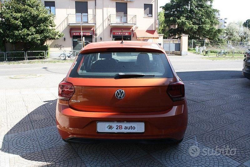 Usata VW Polo Comfortline 65 CV (47 kW) 2019 Arancione Utilitaria