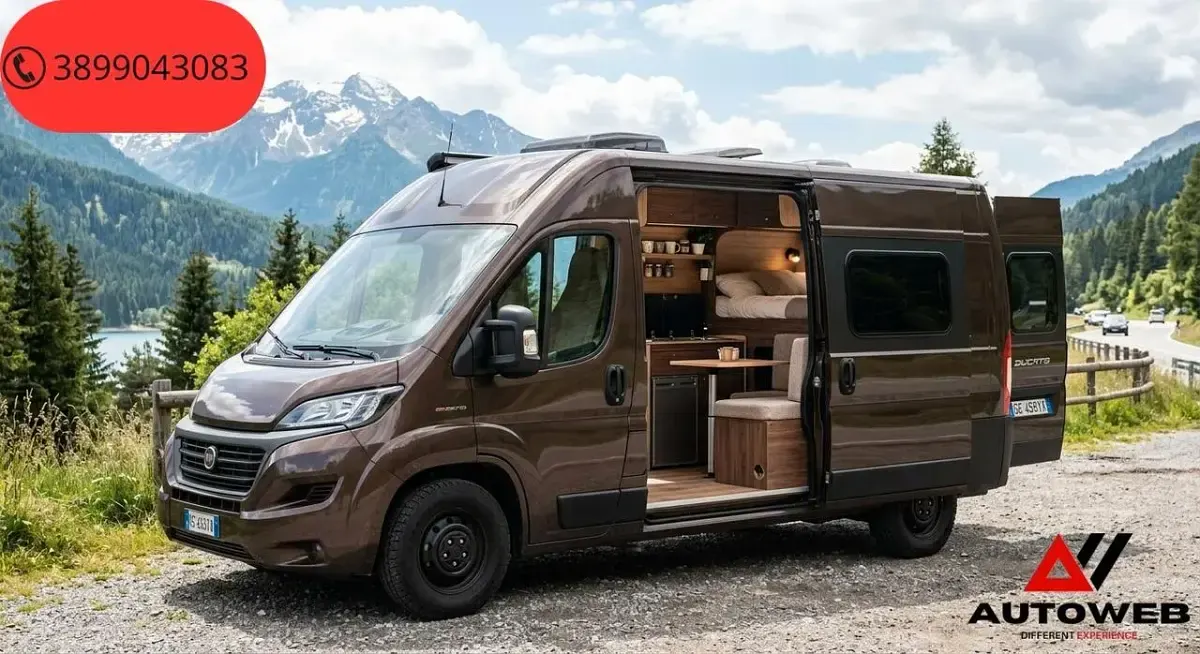 Usata Fiat Ducato 119 CV (87 kW) 2021 Marrone Furgone