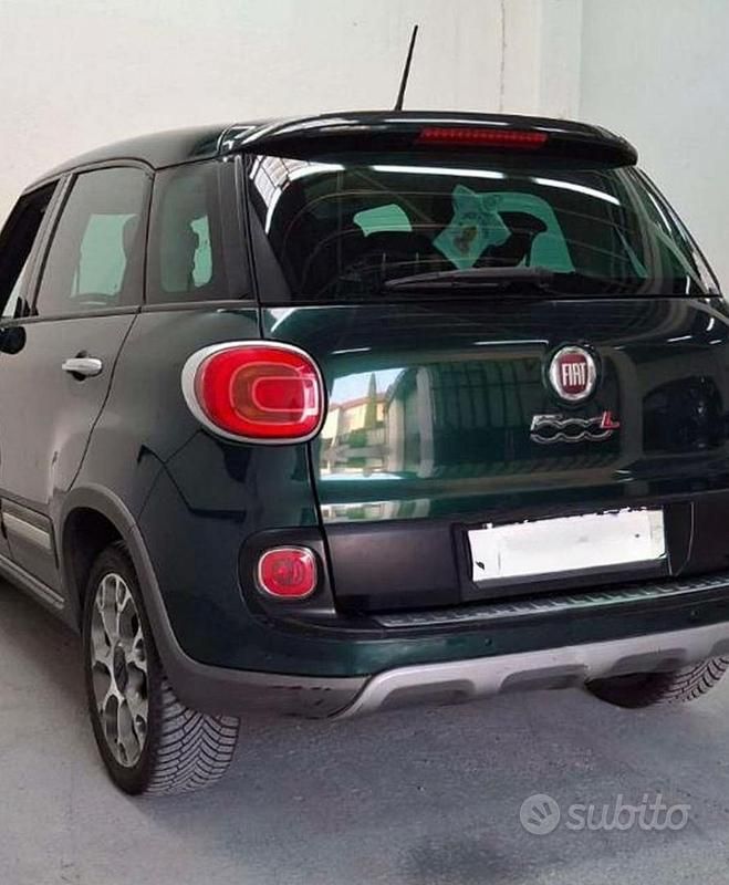 Usata Fiat 500L Trekking 95 CV (69 kW) 2016 Verde Monovolume